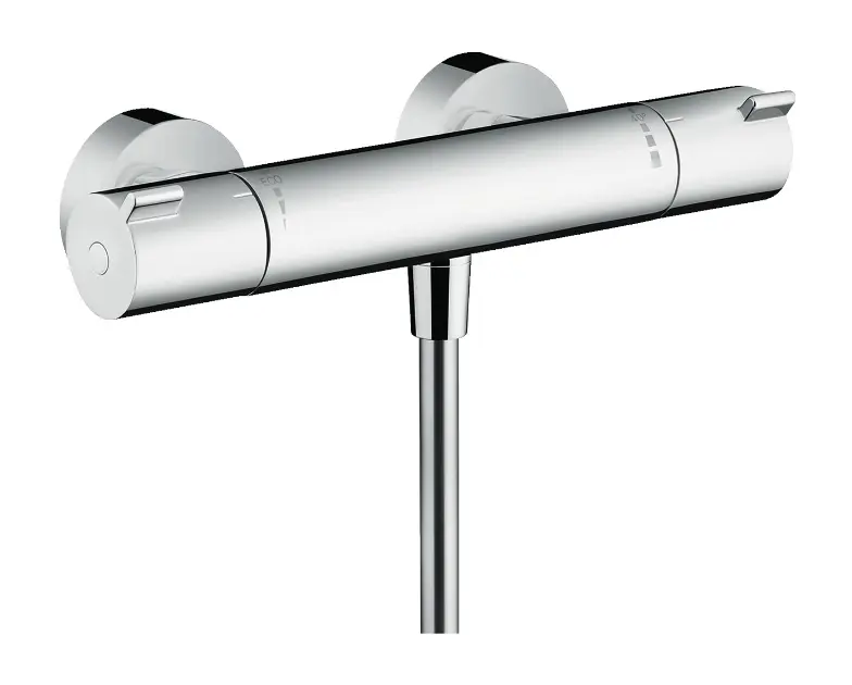 Hansgrohe Croma Select S Set de douche avec thermostat Ecostat, 2 jets, chrome 27833400
