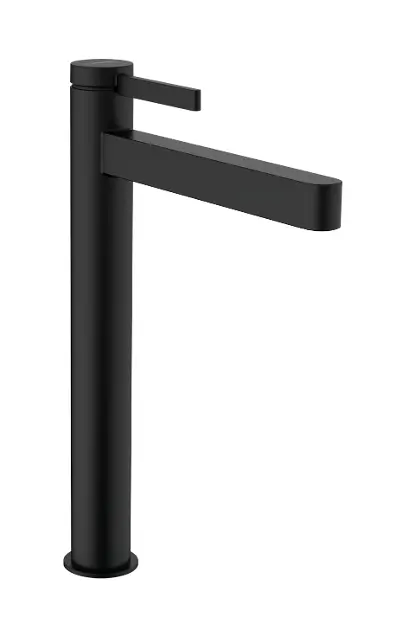 Hansgrohe Finoris - Waschtisch Einhebelmischer 260, mit Ablaufgarnitur Push-Open, schwarz matt 76070670