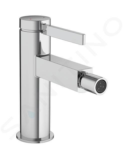 Hansgrohe Finoris - Grifo de bidé con desagüe Push-Open, cromo 76200000