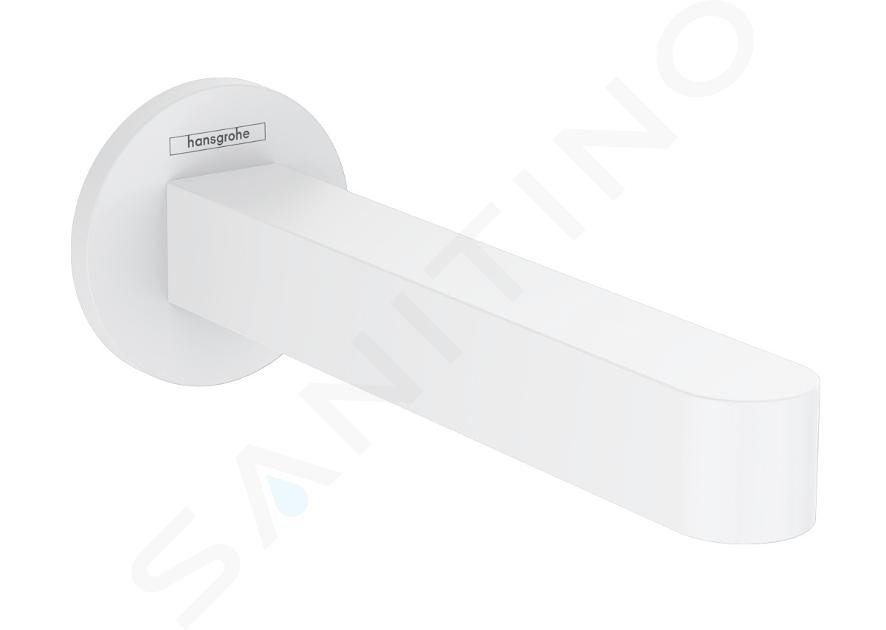 Hansgrohe Finoris - Bocca di erogazione per vasca da bagno, bianco opaco 76410700