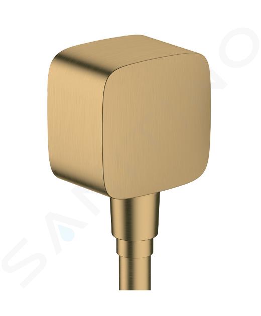 Hansgrohe Fixfit - Conector duș cu supapă antiretur, bronz periat 26457140