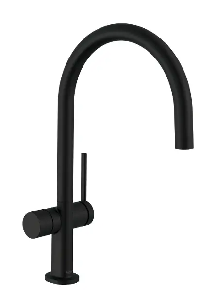 Hansgrohe M54 - Spültischmischer Talis 220, Geräteabsperrventil, schwarz matt 72805670