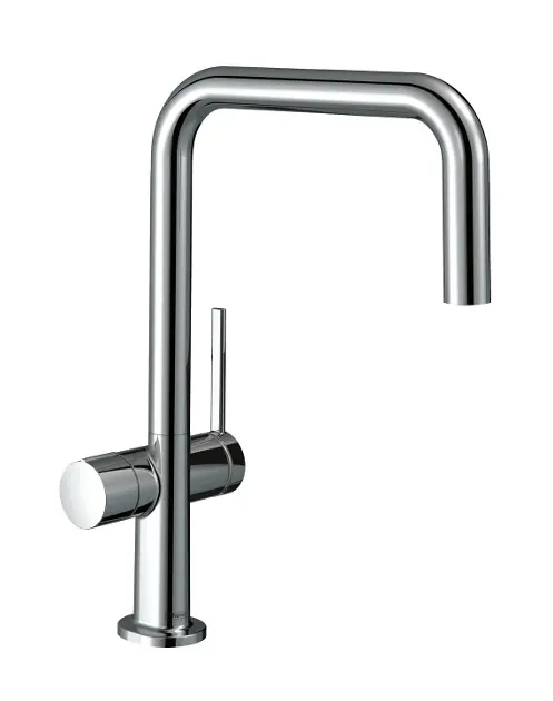Hansgrohe Talis M54 72860670 M54 - Grifo De Cocina Con Ducha Extensible Para Debajo De La Mesa, Altura Del Caño 270 Mm, Grifo Mezclador De Cocina Orientable, Color Negro Mate