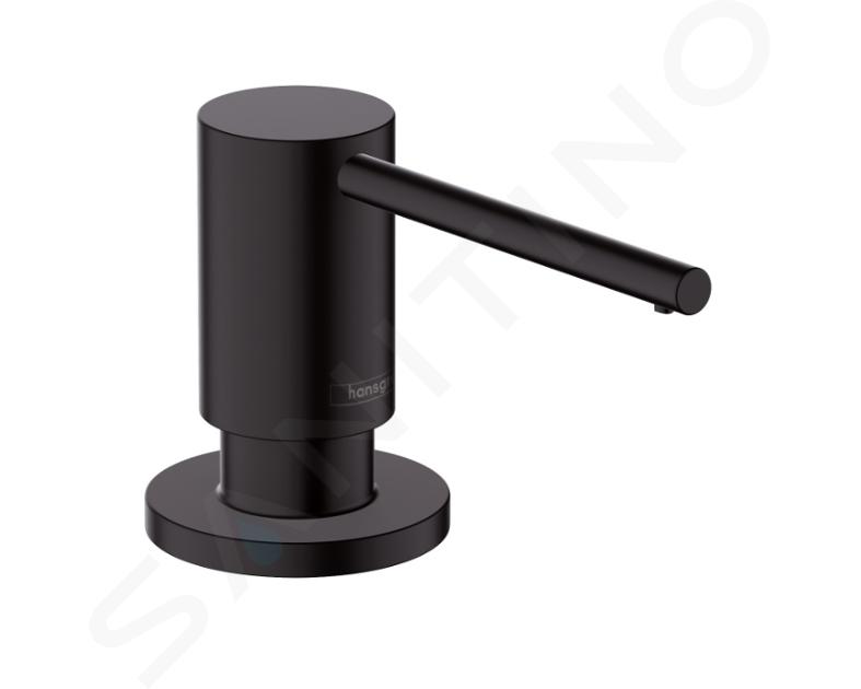 Hansgrohe Accesorios - Dispensador de detergente A41, 500 ml, negro mate 40438670