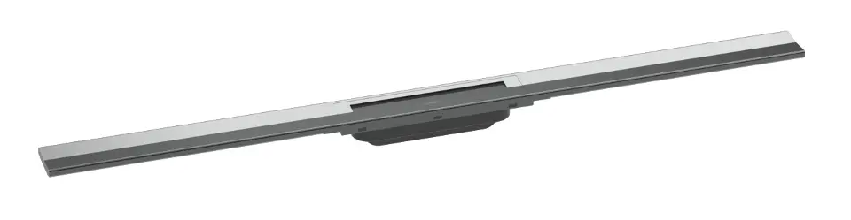 Hansgrohe RainDrain Flex - Lineární sprchový žlab s nerezovým roštem 1000, do prostoru, zkrátitelný, chrom 56046000