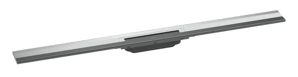 Levně Hansgrohe RainDrain Flex - Lineární sprchový žlab s nerezovým roštem 1000, ke stěně, zkrátitelný, chrom 56053000