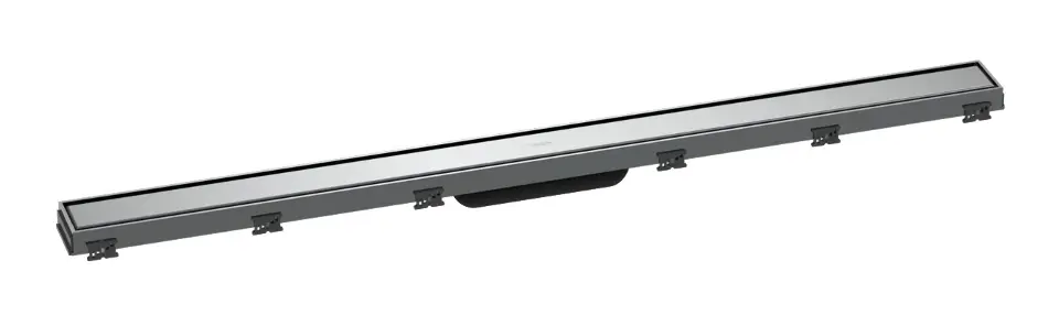 Levně Hansgrohe RainDrain Match - Sprchový žlab s nerezovým roštem 1000, s výškově stavitelným rámem, chrom 56041000