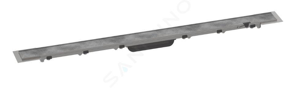 Hansgrohe RainDrain Rock - Douchegoot 900, met rooster, betegelbaar, rvs 56032000