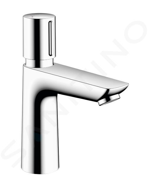 Hansgrohe Talis E - Grifo de lavabo con cierre automático, EcoSmart, cromo 71718000