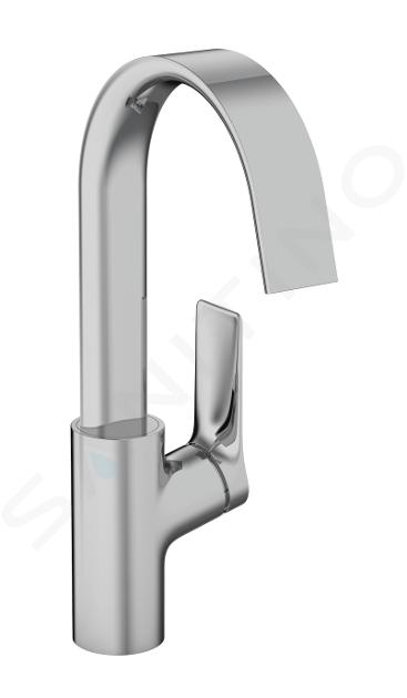 Hansgrohe Vivenis - Grifo de lavabo 210, con caño giratorio, EcoSmart, cromo 75032000