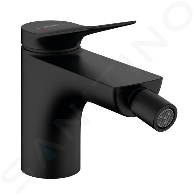 Hansgrohe Vivenis - Baterie bideu cu evacuare, negru mat 75200670