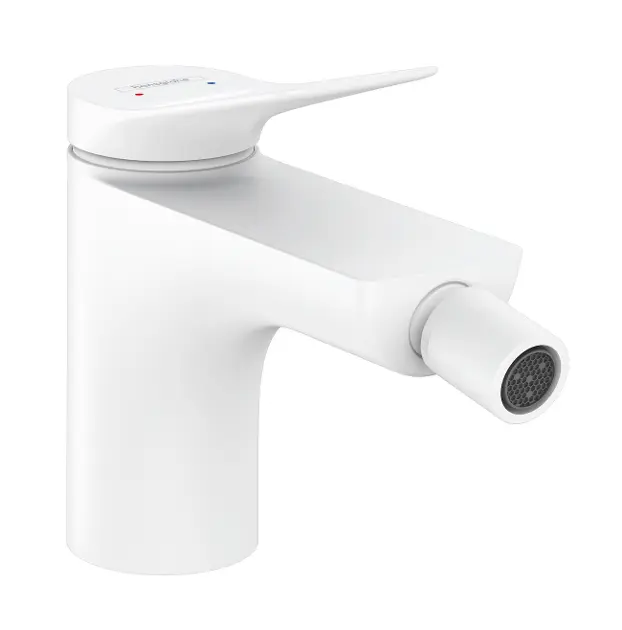 Hansgrohe Vivenis - Miscelatore per bidet, con sistema di scarico, bianco opaco 75200700