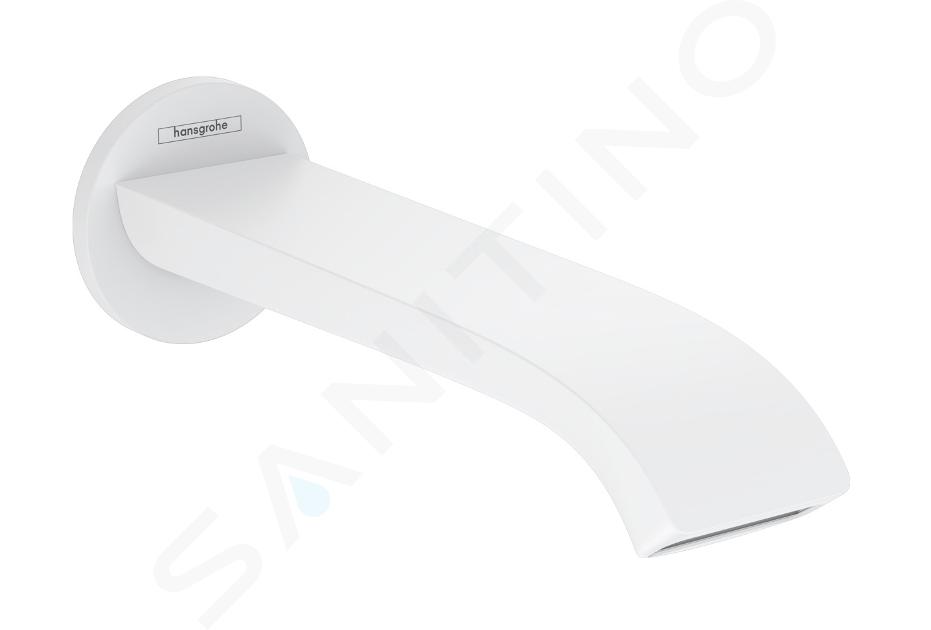 Hansgrohe Vivenis - Bocca di erogazione per vasca da bagno, bianco opaco 75410700