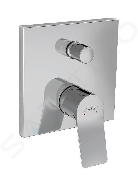 Hansgrohe Vivenis - Grifo empotrado de bañera, 2 salidas, cromo 75415000