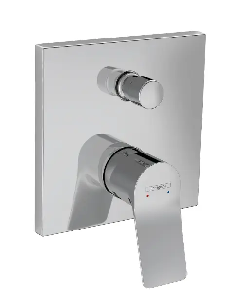 Hansgrohe Vivenis - Baterie cadă, încastrată, 2 ieșiri, crom 75416000