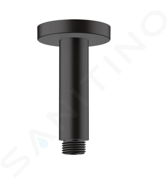 Hansgrohe Vernis Blend - Przyłącze sufitowe  100 mm, czarny mat 27804670