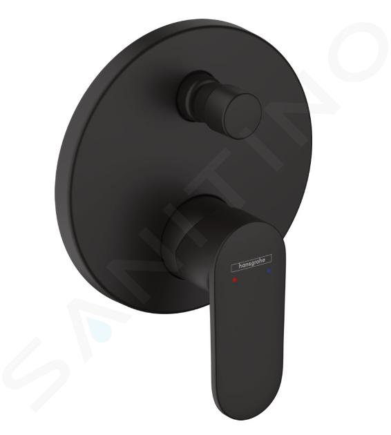 Hansgrohe Vernis Blend - Bateria wannowa podtynkowa, czarny mat 71466670