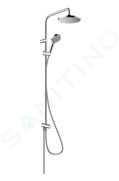 Hansgrohe Vernis Blend - Sprchový set Showerpipe 200 Reno, EcoSmart, chróm 26099000