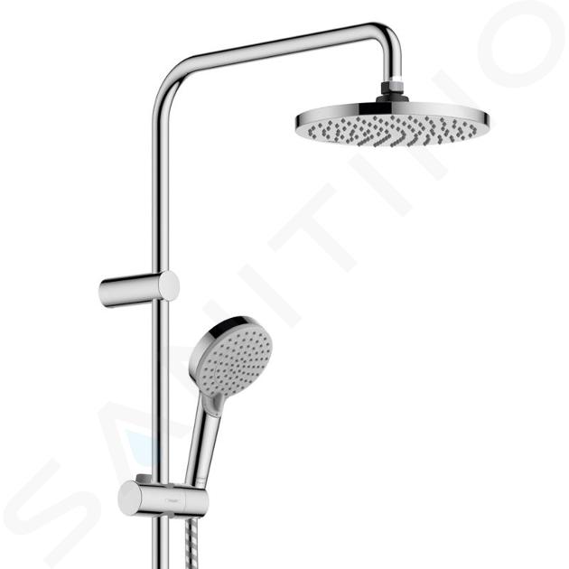 Colonne de douche thermostatique, HANSGROHE Vernis blend eco, Noir