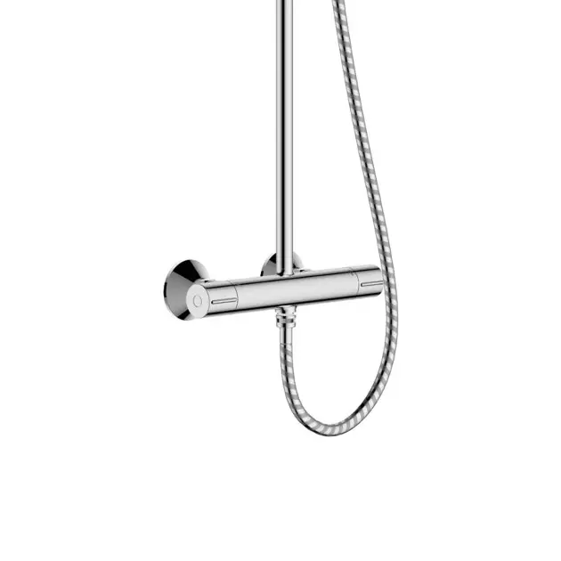 hansgrohe Sistema de ducha Vernis Blend 200 1 Spray con termostato de baño,  cromado, 26274000