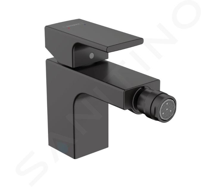 Hansgrohe Vernis Shape - Bidetarmatur mit Ablaufgarnitur, schwarz matt 71211670