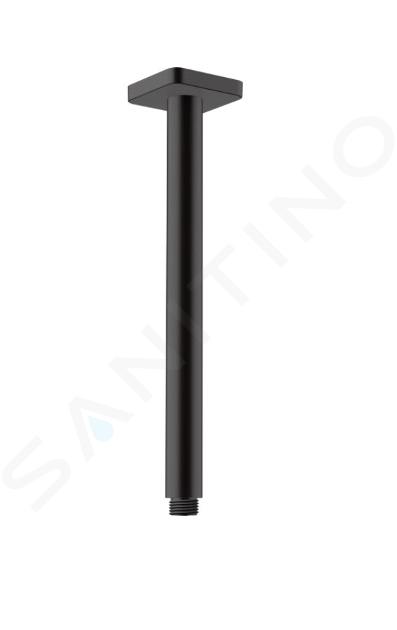 Hansgrohe Vernis Shape - Prívod od stropu 30 cm, matná čierna 26407670