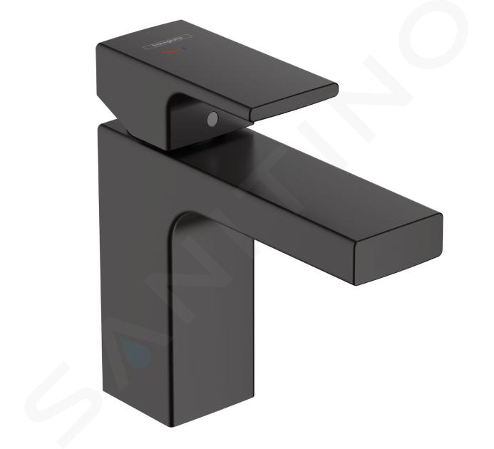 Hansgrohe Vernis Shape - Waschtischeinhebelmischer mit Ablaufgarnitur, CoolStart, EcoSmart, schwarz matt 71594670