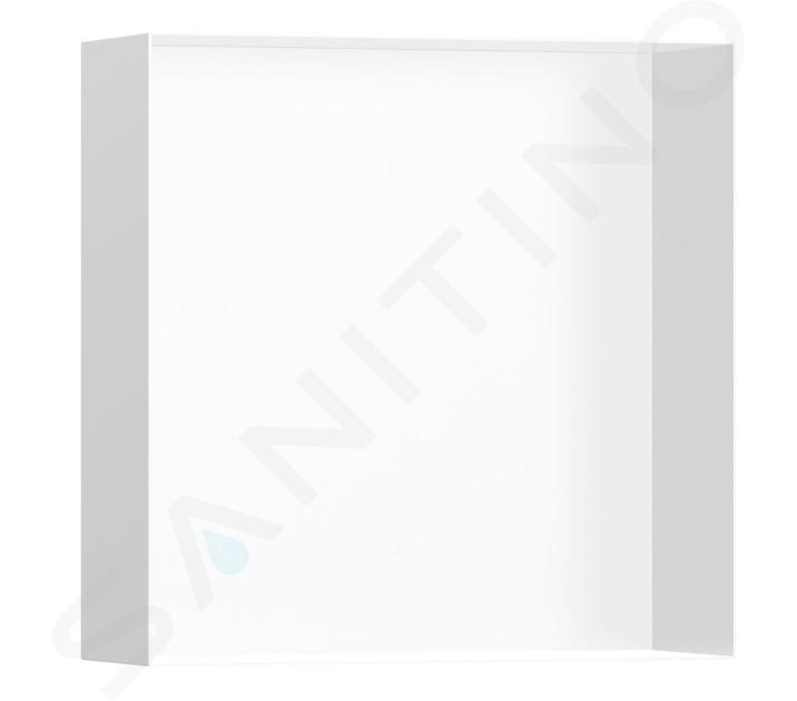 Hansgrohe XtraStoris Minimalistic - Wnęka ścienna, 300x300x100 mm, biały mat 56073700