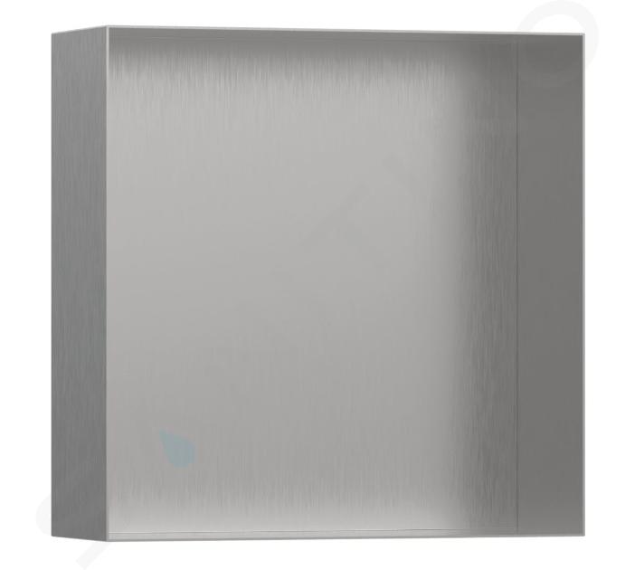 Hansgrohe XtraStoris Minimalistic - Wandnische, 300x300x100 mm, Edelstahl gebürstet 56073800