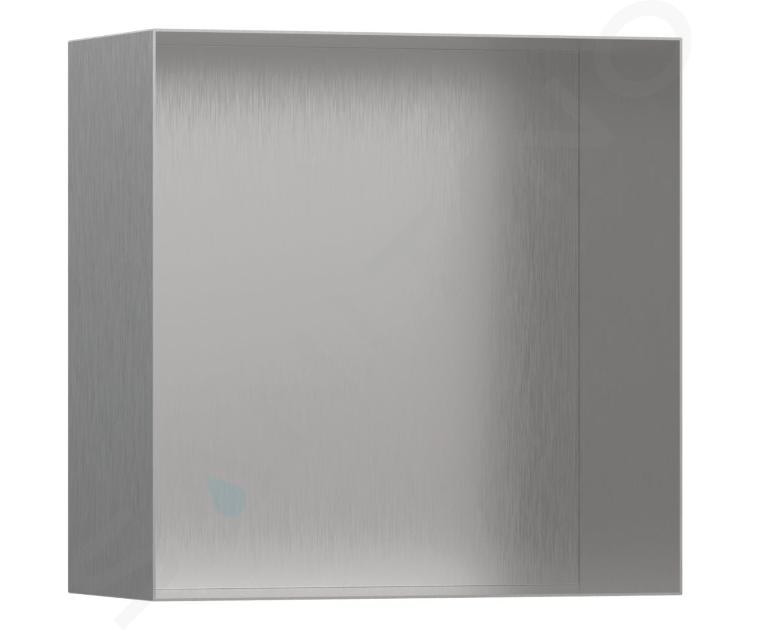 Hansgrohe XtraStoris Minimalistic - Niche murale, 300x300x140 mm, inox brossé 56079800