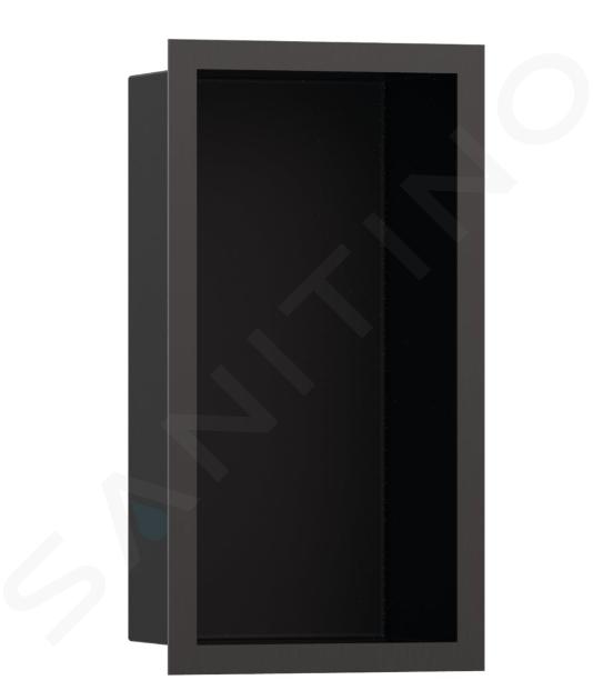 Hansgrohe XtraStoris Individual - Niche murale avec cadre design, 300x150x100 mm, noir mat / chrome noir brossé 56095340