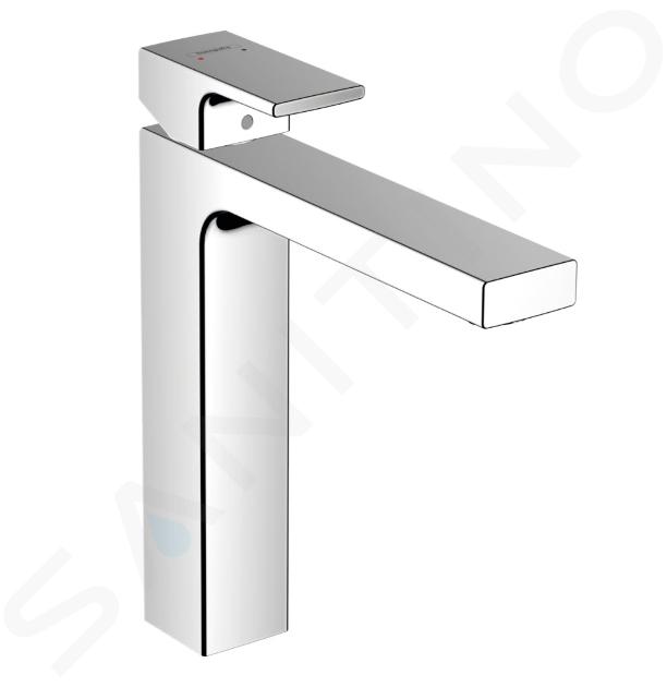 Hansgrohe Vernis Shape - Bateria umywalkowa, z kompletem odpływowym, EcoSmart, chrom 71562000