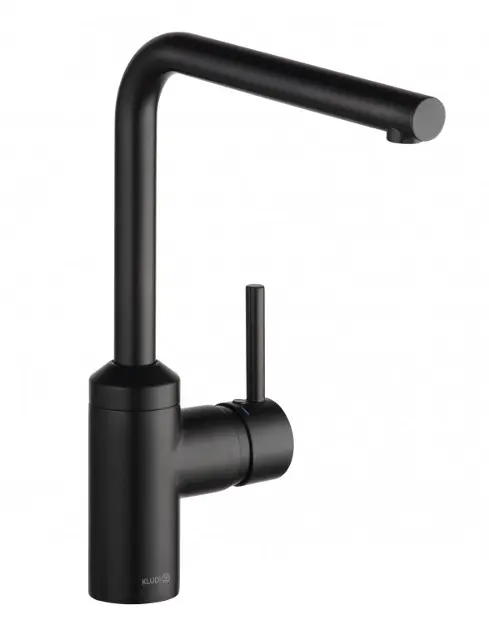 Kludi L-ine - Grifo de fregadero, negro mate 428143977