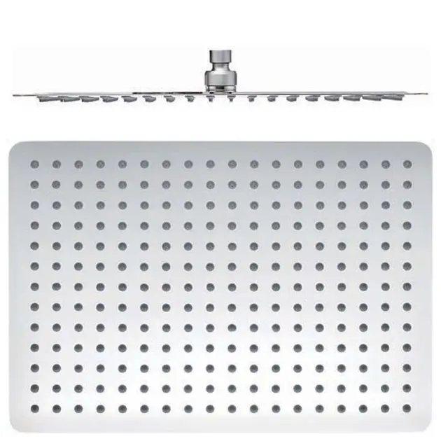 Sapho - Soffione doccia Slim 400x300 mm, cromato MS585
