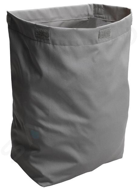 Sapho Accesorios - Cesto de ropa de tela 310x570x230 mm, gris UPE600