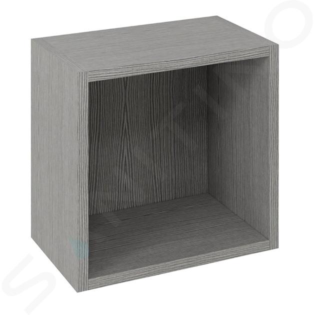 Sapho Espace - Otevřená policová skříňka 350x350x220 mm, dub stříbrný ESC150-1111