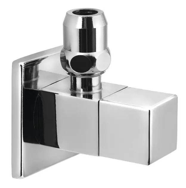 Sapho - Uglovna slavina s rozetom, 1/2x3/8, krom SL111