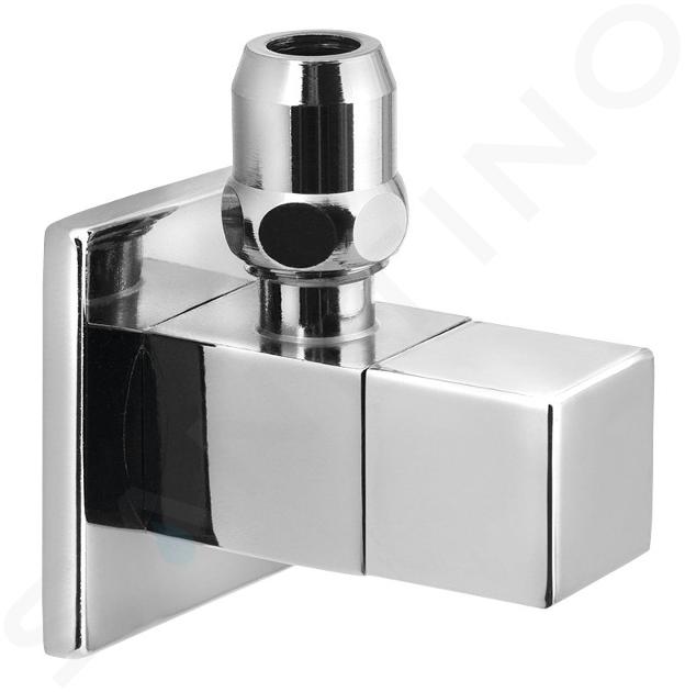 Sapho Robinets d’angle - Robinet d'angle avec rosace, 1/2x3/8, chrome SL111