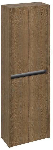 Sapho Nirona - Armoire 400x1380x200 mm, 2 portes, chêne Sherwood NR450-1515