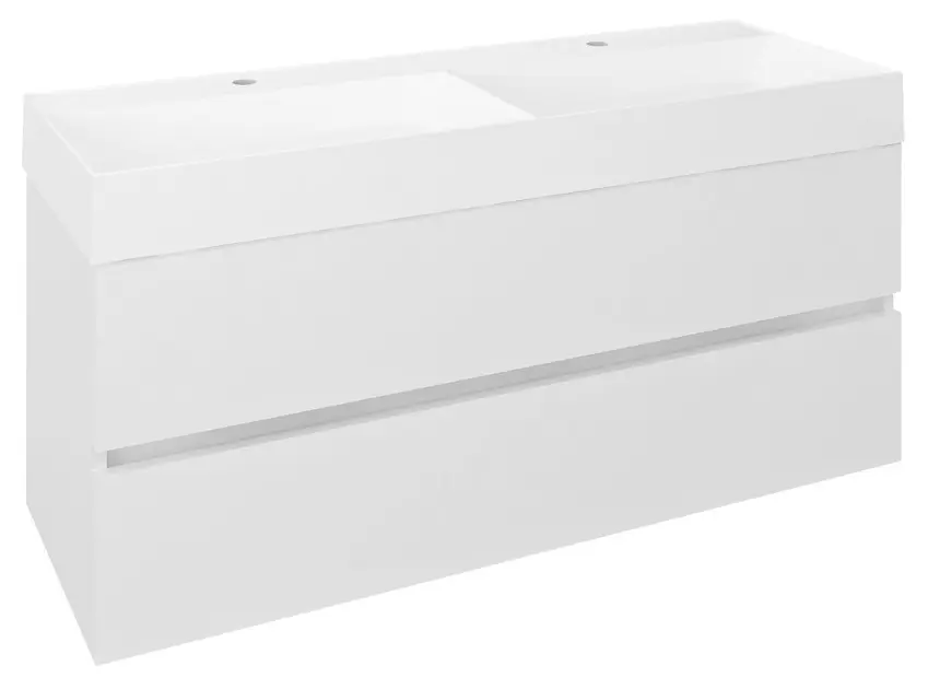 Sapho Odetta - Washbasin cabinet, 118x50x44 cm, glossy white DT120-3030