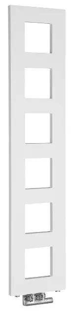 Sapho Block - Grijaći element, 28 x 133 cm, 353 W, mat bijela IR183