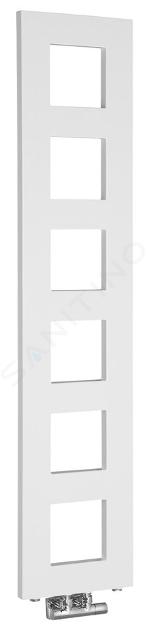 Sapho Block - Radiator, 28x133 cm, 353 W, mat wit IR183