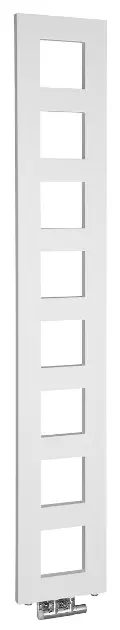 Sapho Block - Grijaći element, 28 x 175 cm, 461 W, mat bijela IR184