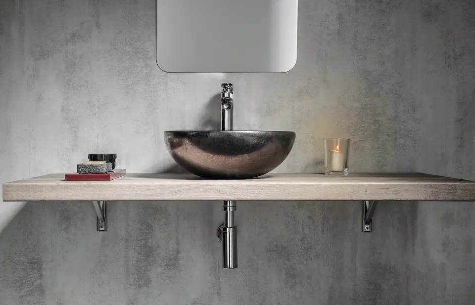 Monarch Abode Kupfer Waschbecken Handgehämmert 43,2cm - Luxus Für Bad & Küche