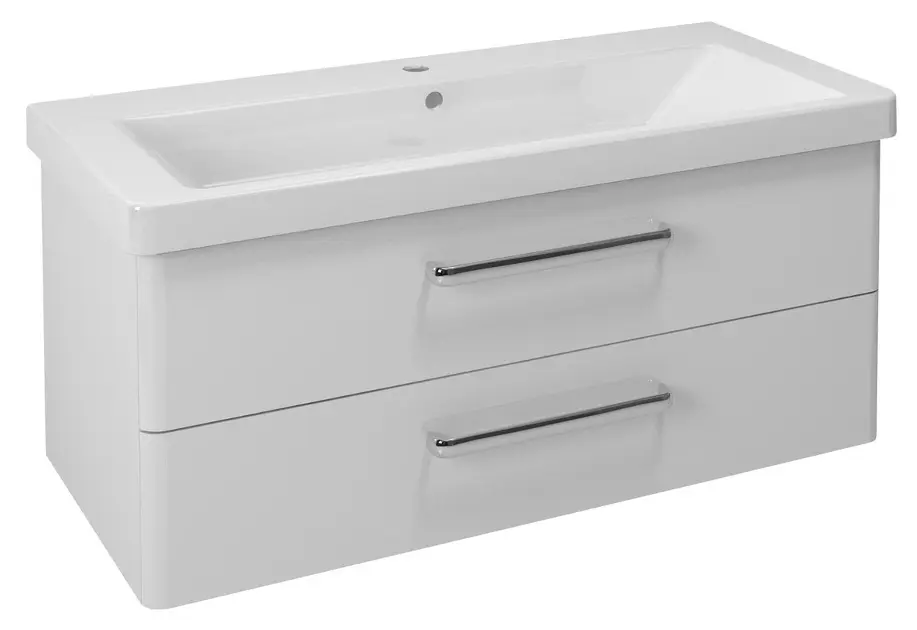 Sapho Theia - Ormarić za umivaonik 101 x 43 x 44 cm, 2 ladice, bijeli TH105-3030
