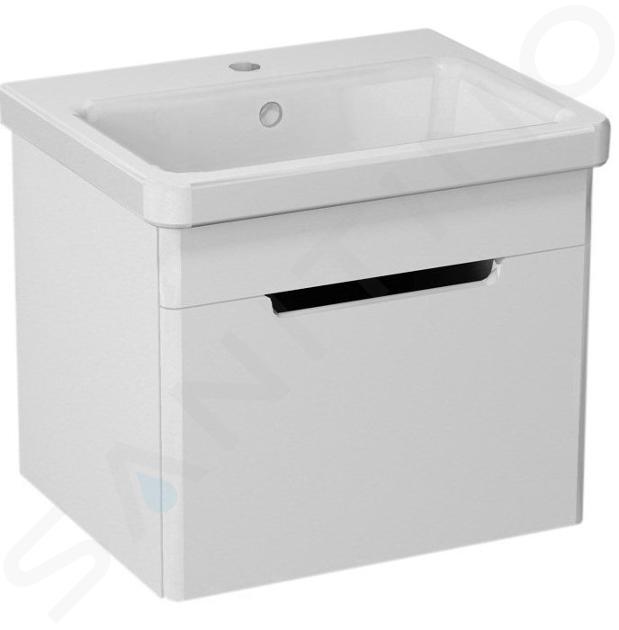 Sapho Ella - Mueble para lavabo 47x39x39 cm, 1 cajón, blanco EL050-3030