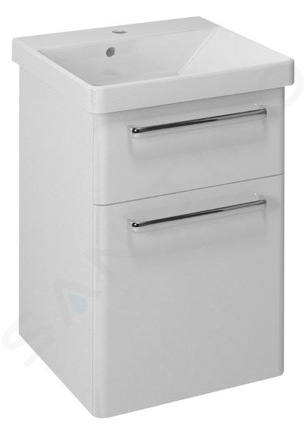 Sapho Theia - Mobile lavabo 46x70x44 cm, 2 cassetti, bianco TH050-3030