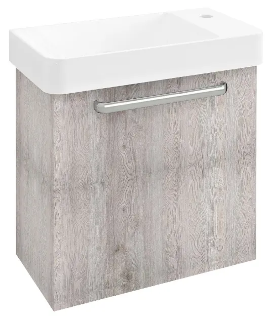 Sapho Latus - Ormarić za umivaonik 51x50x28 cm, Mocca oak LT080-1212