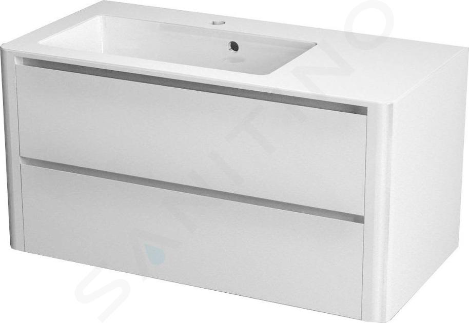 Sapho Lucie - Umývadlová skrinka, 895x450x445 mm, biela LU090-3030