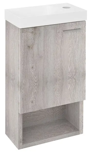 Levně Sapho Latus - Umyvadlová skříňka, 30x53x17 cm, dub Mocca LT711-1212